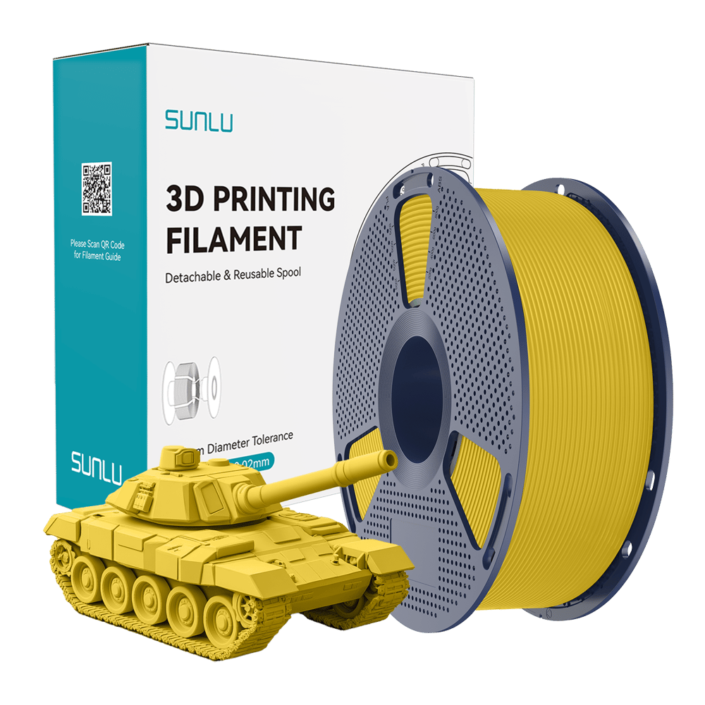 SUNLU High Speed PLA+ Filament Yellow