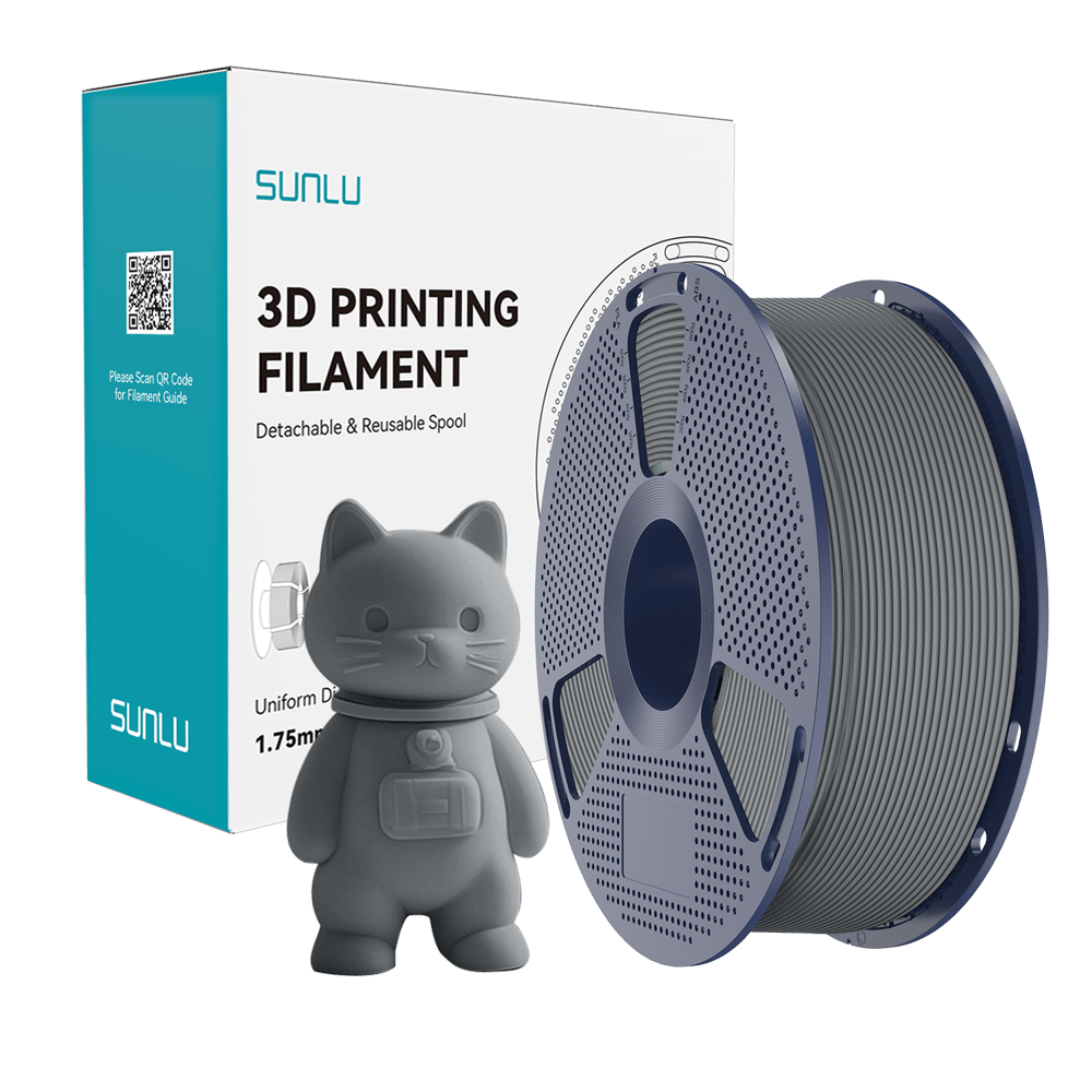 SUNLU Matte PLA Filament Grey