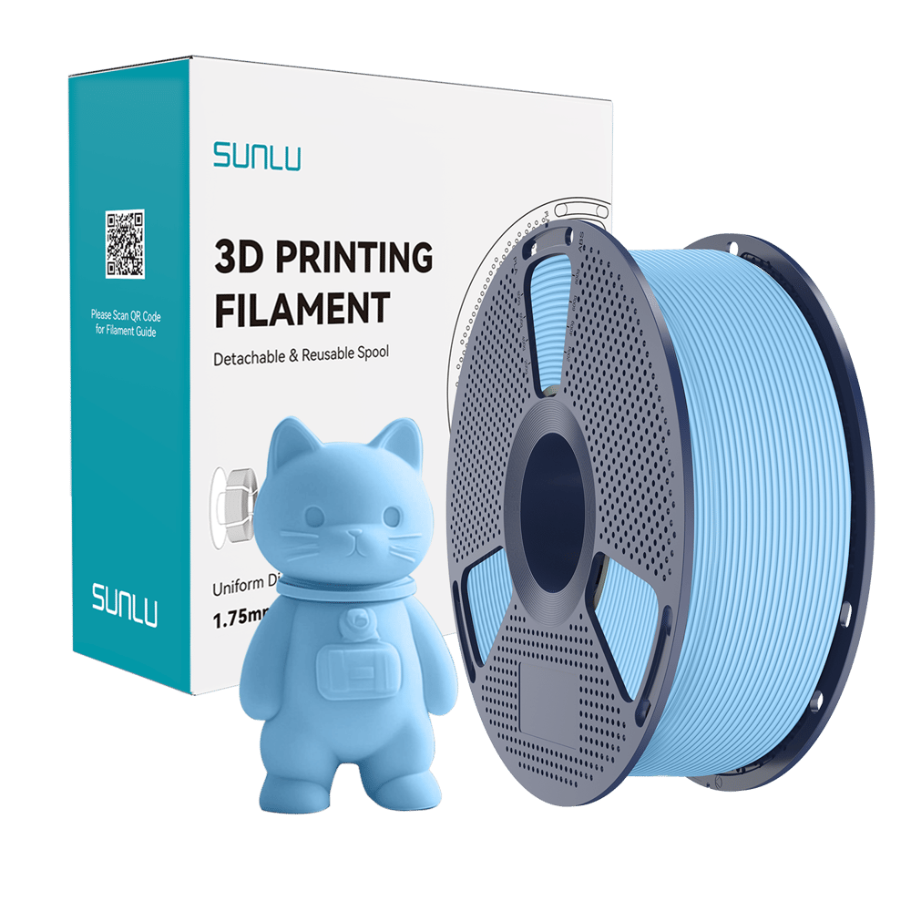 SUNLU Matte PLA Filament Light Blue