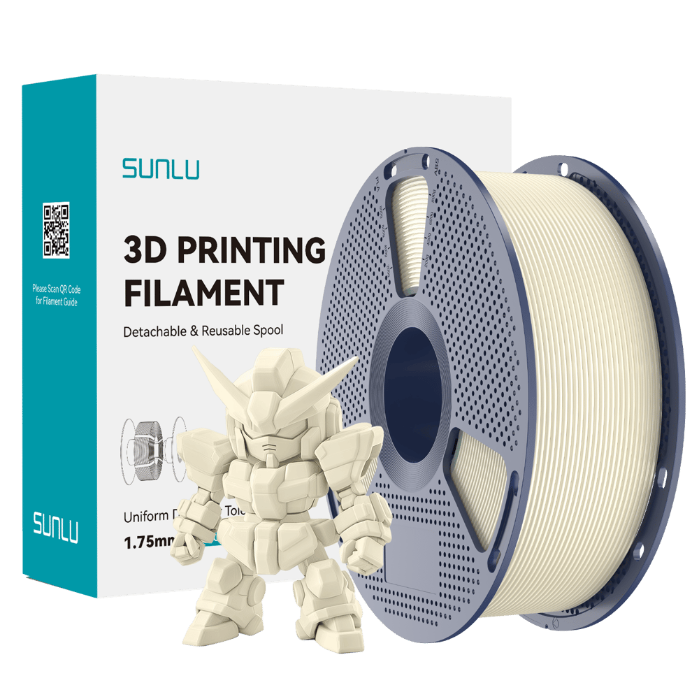 SUNLU PLA+ 2.0 Filament Bone White
