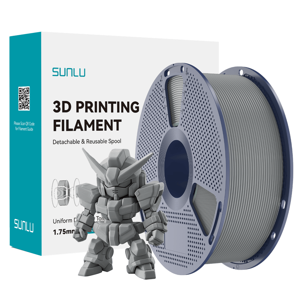 SUNLU PLA+ 2.0 Filament Grey