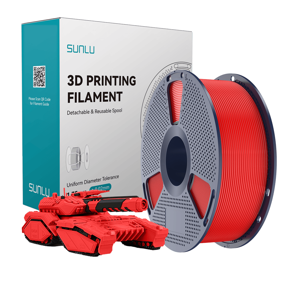 SUNLU PLA Filament Red