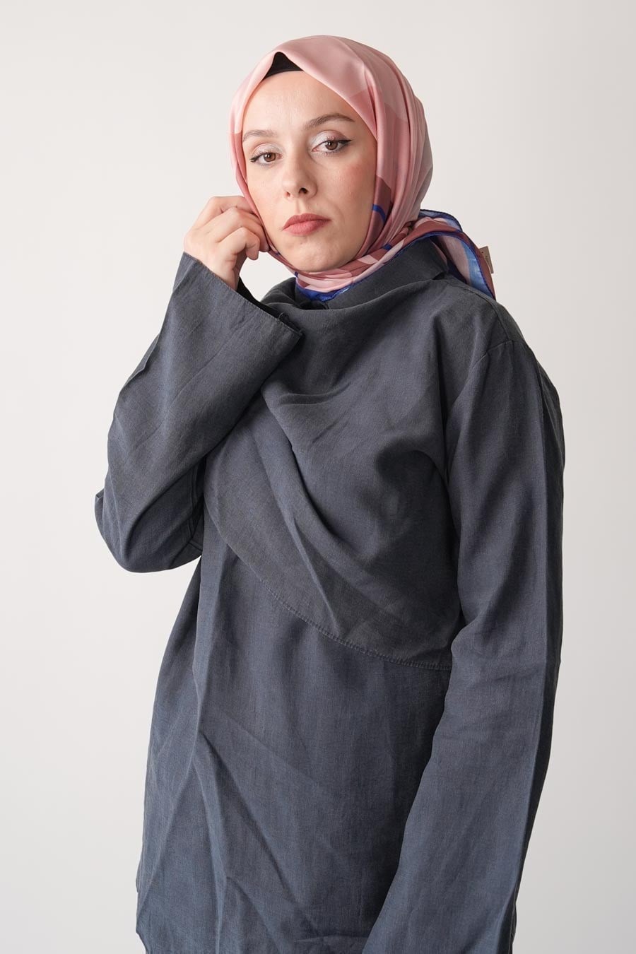 Violet Desen Soft Eşarp Yavruağzı