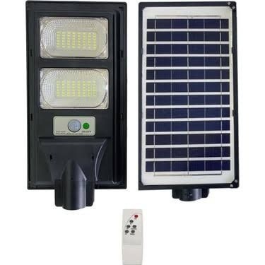 100W Siyah Solar Sokak Aydınlatma Armatürü