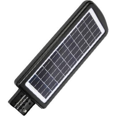 50W Siyah Solar Sokak Aydınlatma Armatürü