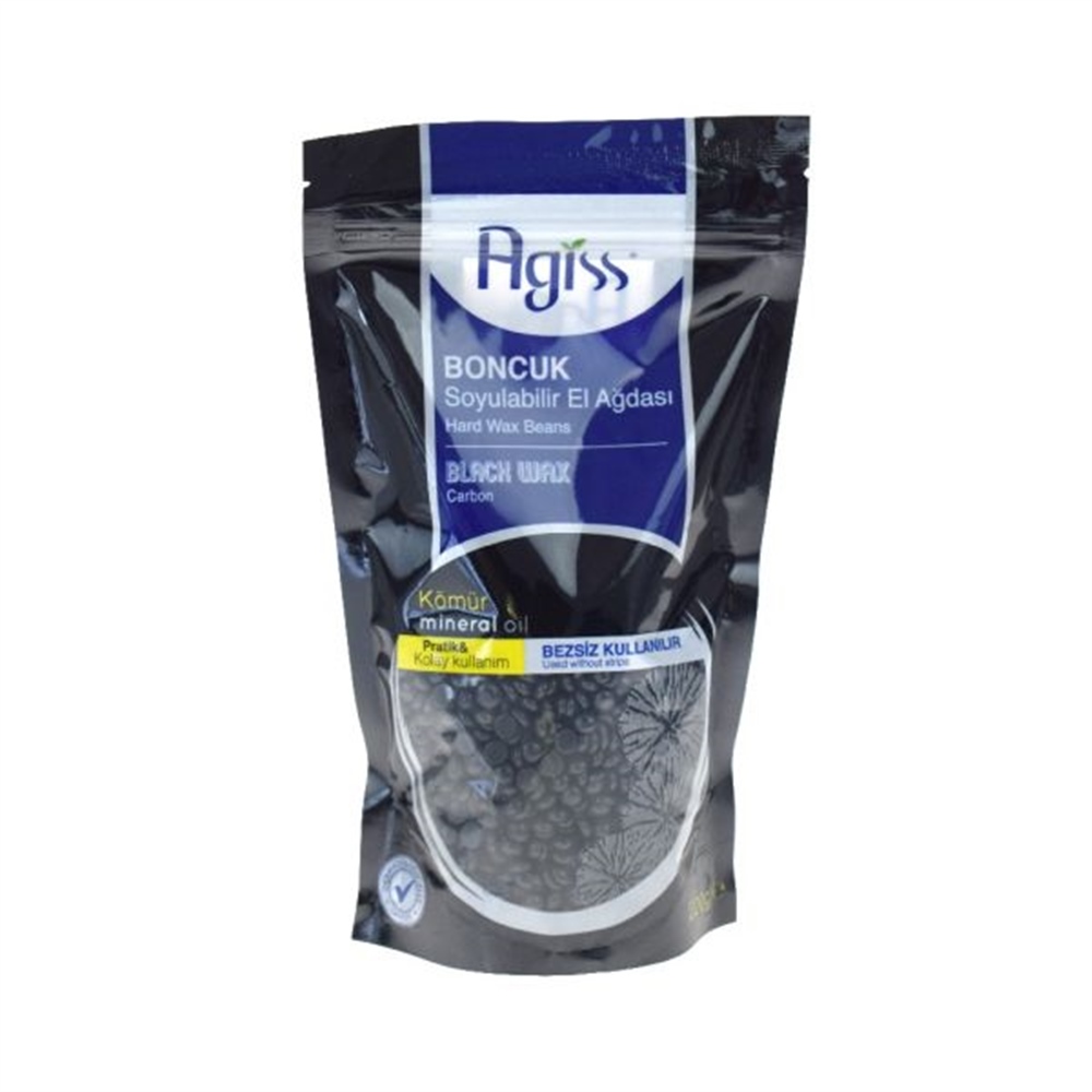 Ağda Boncuk Carbon Siyah