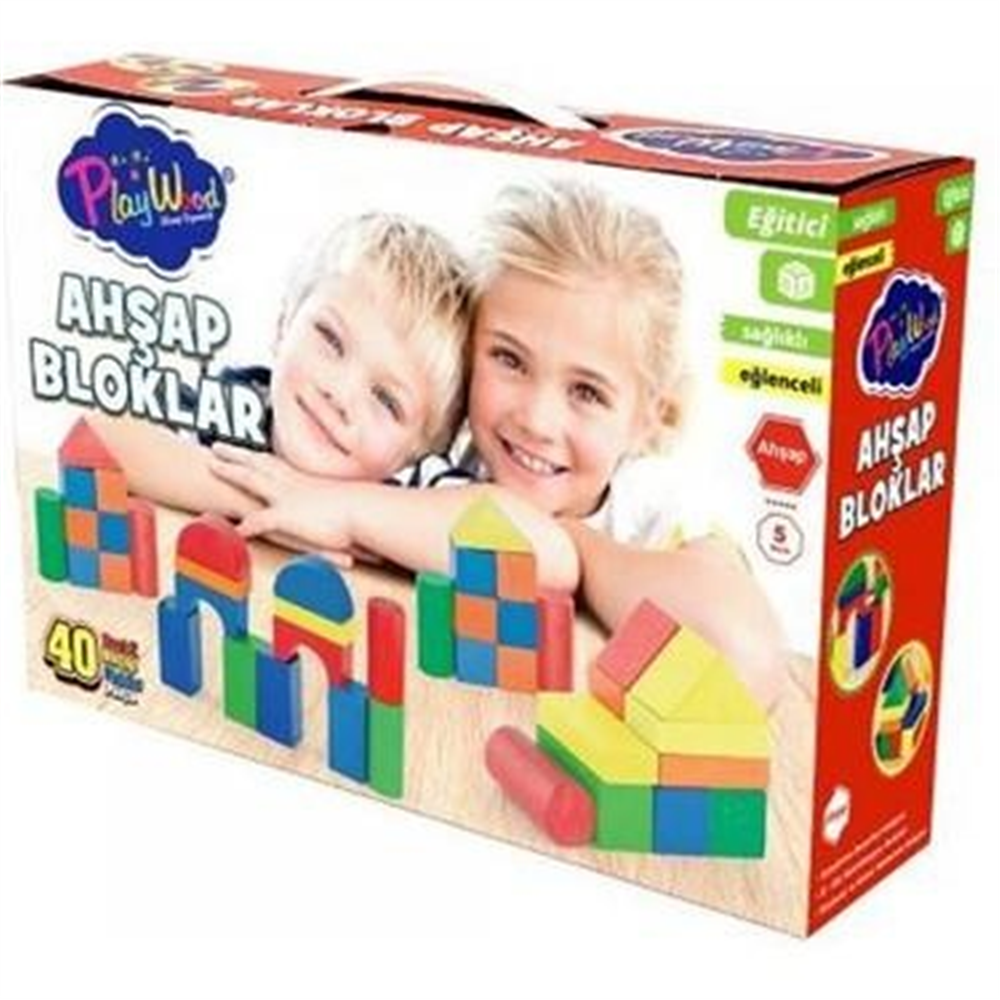 Ahşap Renkli Bloklar
