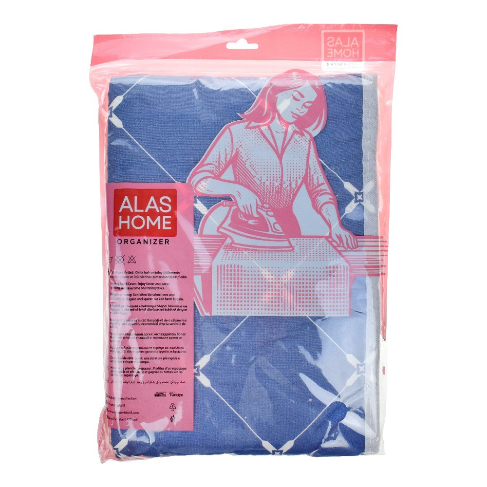 Alas Home Keçe Lastikli Ütü Masası Örtüsü 140 Cm 05215