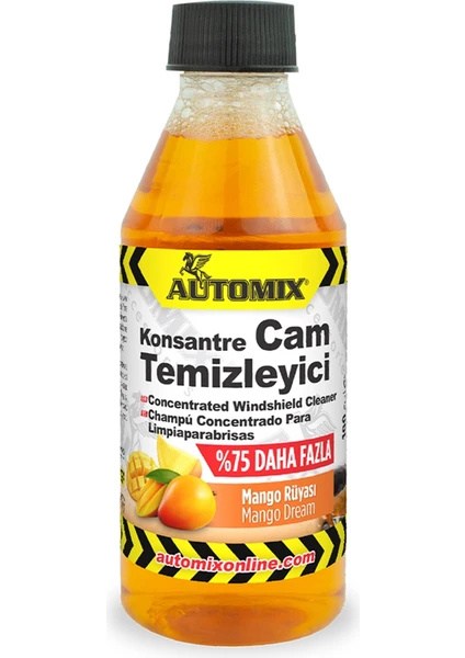 Automix Mango Kokulu Cam Suyu Şampuanı 100 ml