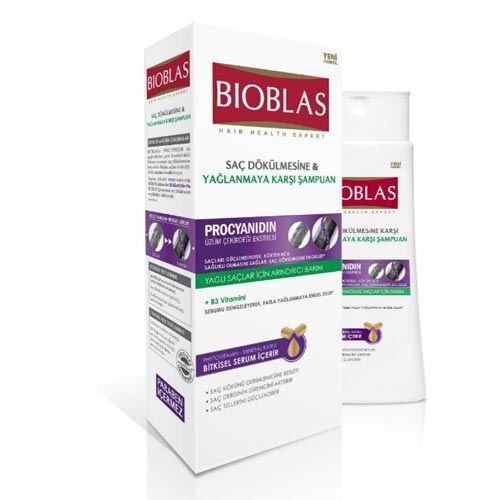 Bioblas Botanic Oils Yağlı Saçlar İçin Dökülme Karşıtı Şampuan 360 ml
