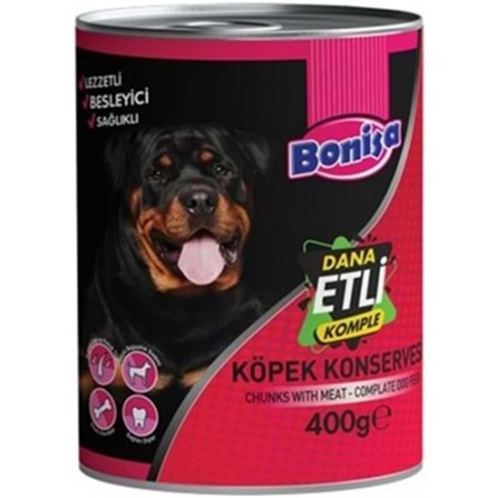 Bonisa Parça Etli Köpek Konserve 400 Gr