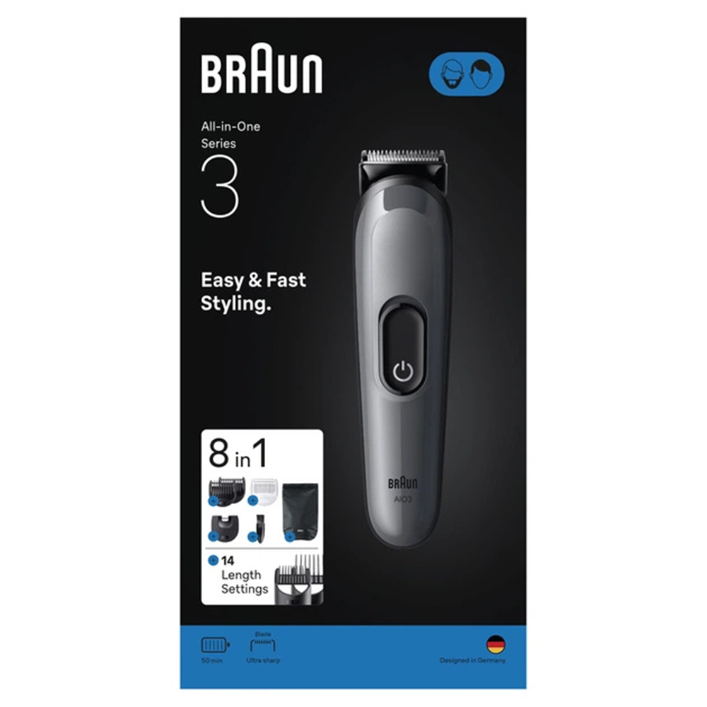 Braun 10'u 1 arada erkek bakım seti