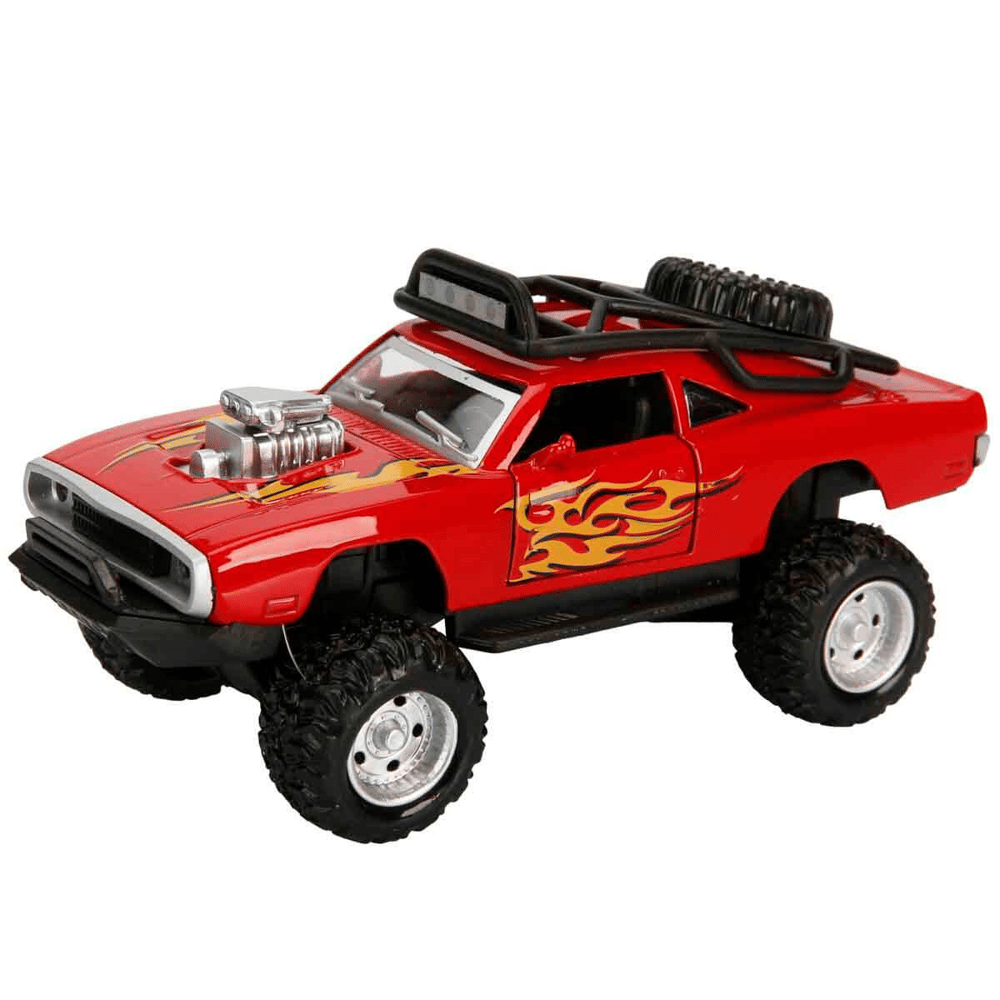 Brlk 1:36 Metal Çekbırak Sesli Işıklı Off Road Mustang Fy628-12d