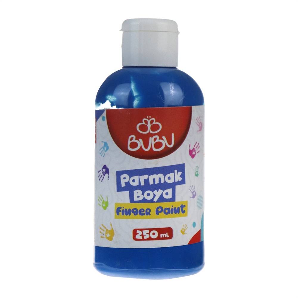 Bu-Bu Parmak Boya 250 Gr. Mavi Par012