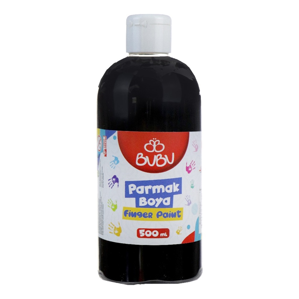 Bu-Bu Parmak Boya 500 Gr. Siyah Par007