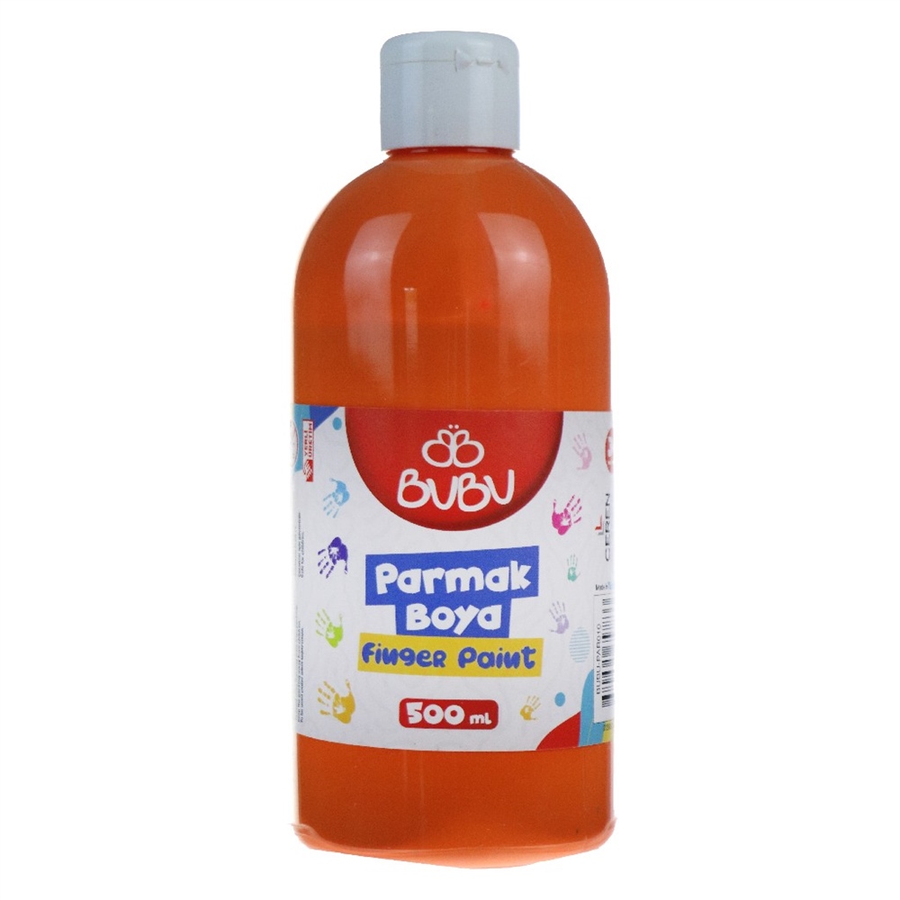 Bu-Bu Parmak Boya 500 Gr. Turuncu Par010