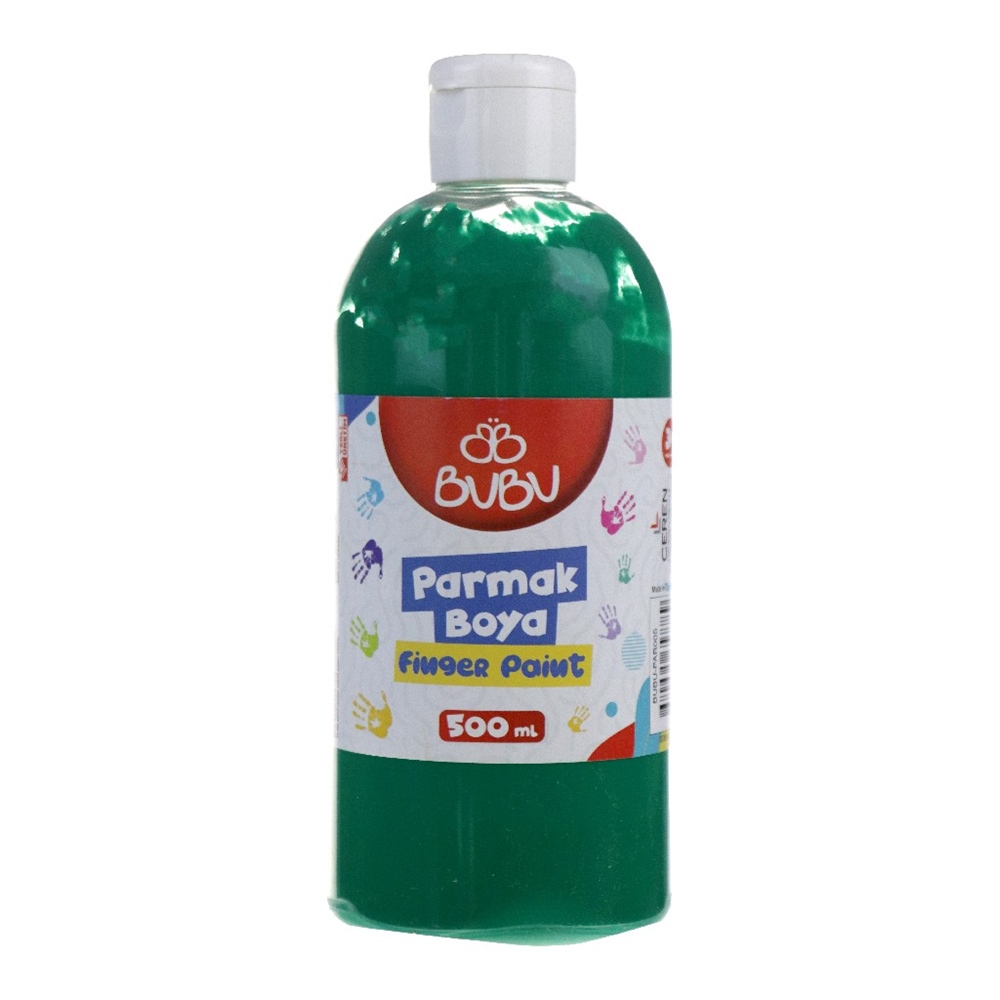 Bu-Bu Parmak Boya 500 Gr. Yeşil Par005