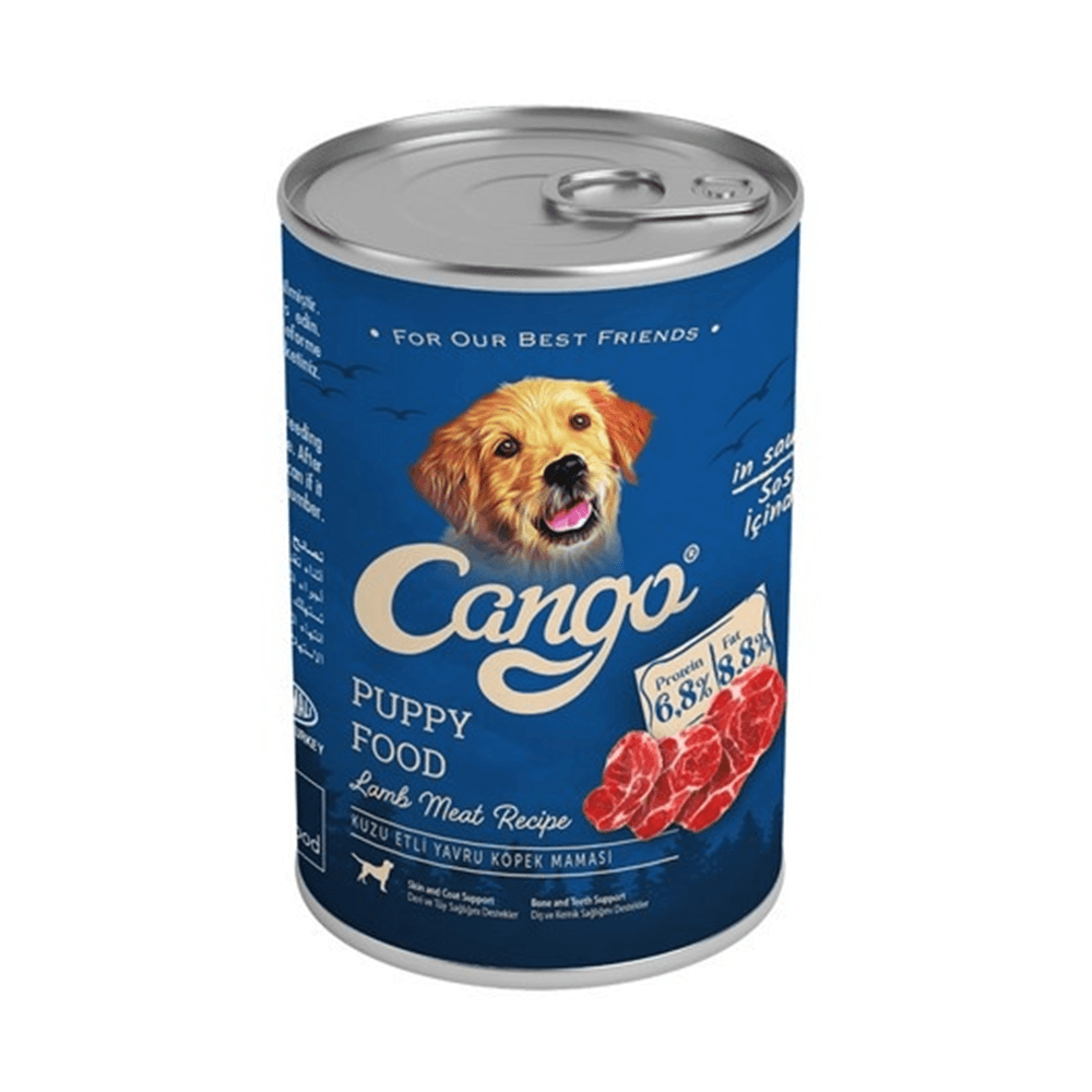 Cango Kuzu Etli Yavru Köpek Konserve Mama 415 Gr