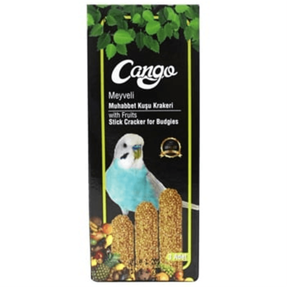 Cango Muhabbet Kuşu Krakeri Meyveli 81 Gr
