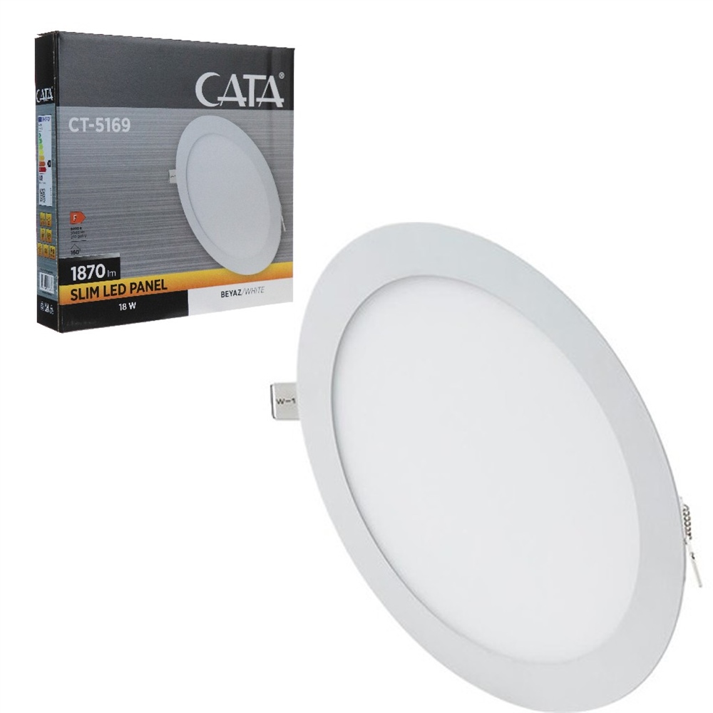 Cata 18w Led Panel Armatür Beyaz Ct-5169