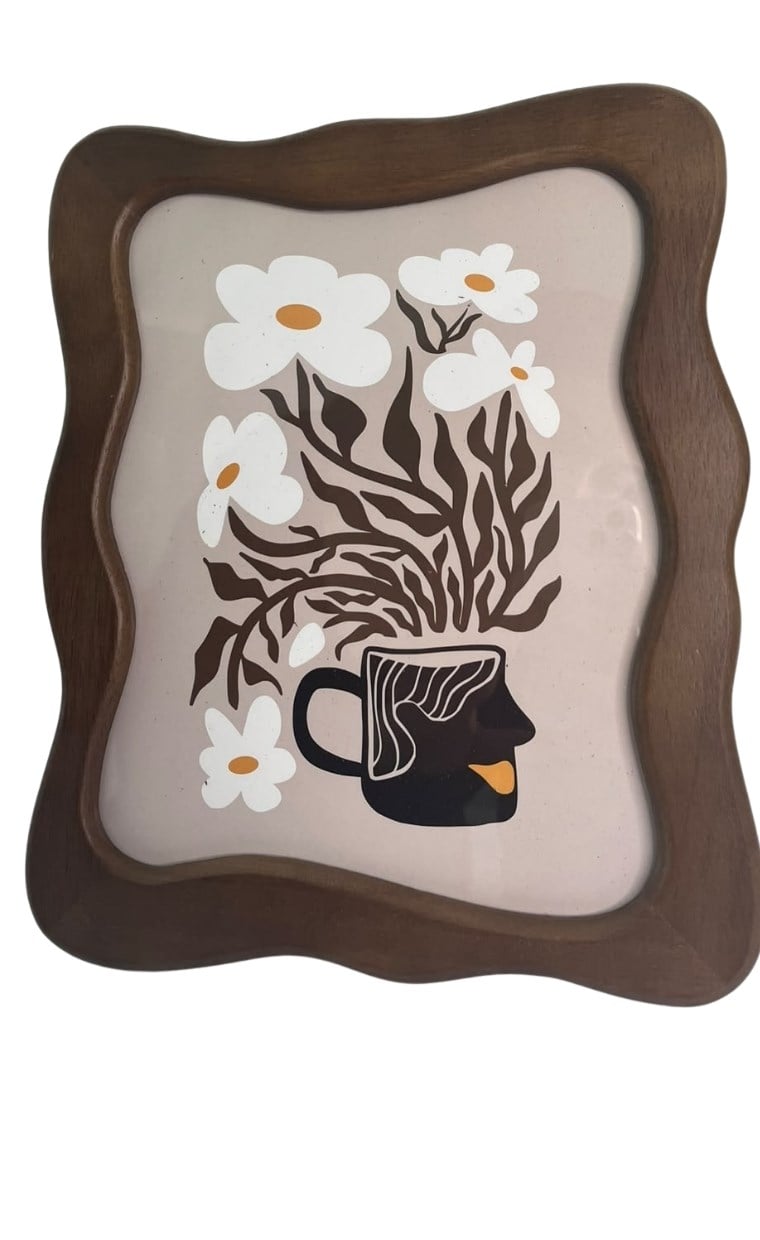 Çerçeve mien Dalgalı şeklinde 20X25