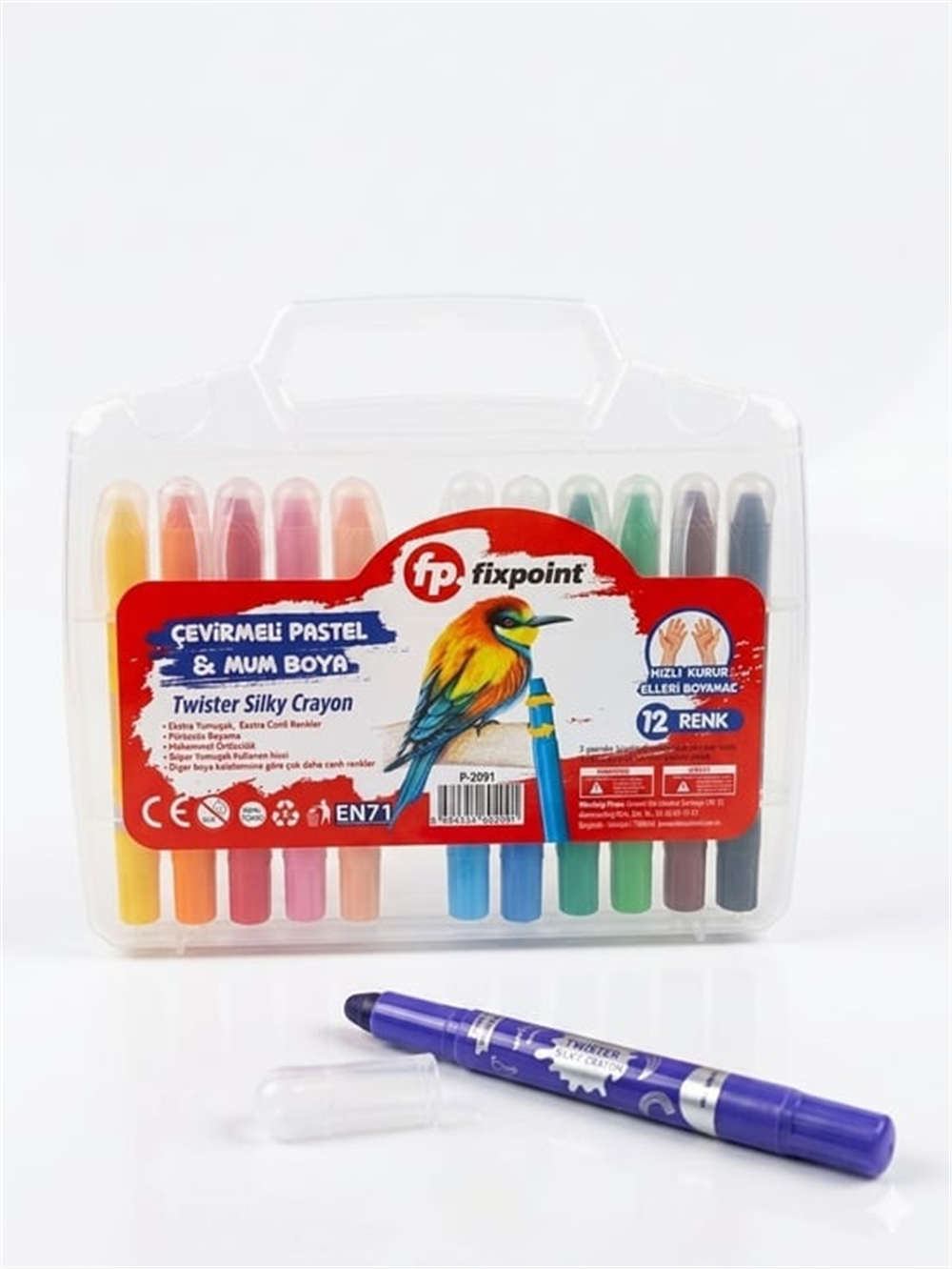 Çevirmeli Pastel Boya