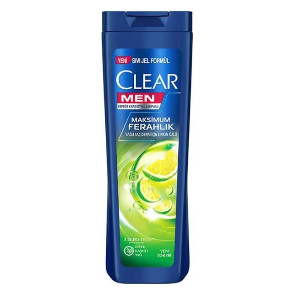 Clear 350 Ml Şamp. Maksimum Ferahlık Limon Özlü