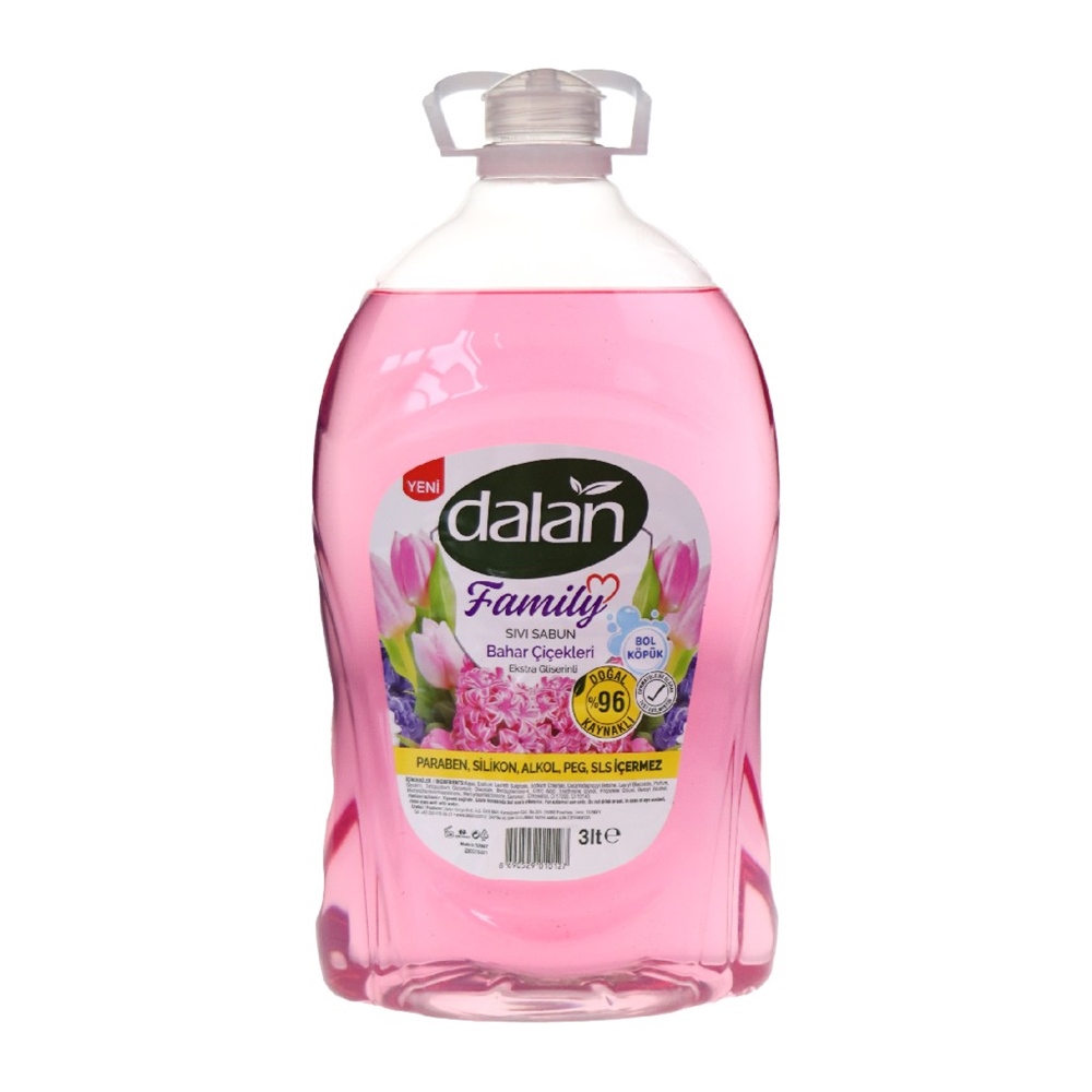 Dalan 3000 Ml Sıvı Sabun Bahar Çiçekleri