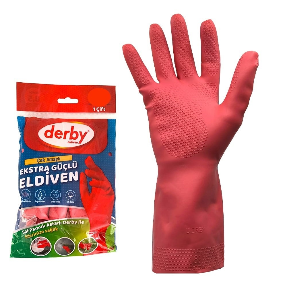 Derby Lastik Eldiven No 8