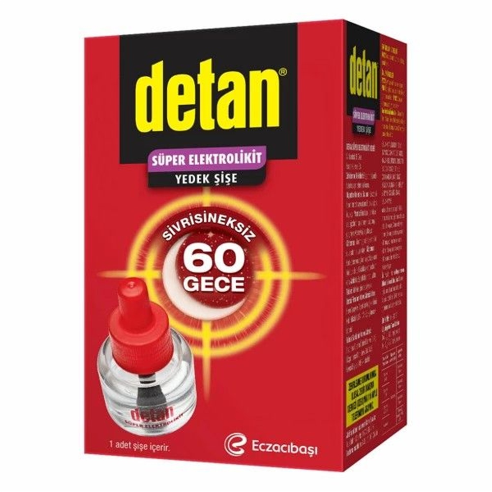 Detan Elektrolikit Yedek 60 Gece