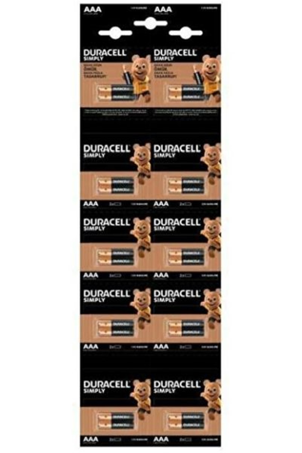 Duracell İnce Pil 20 Li