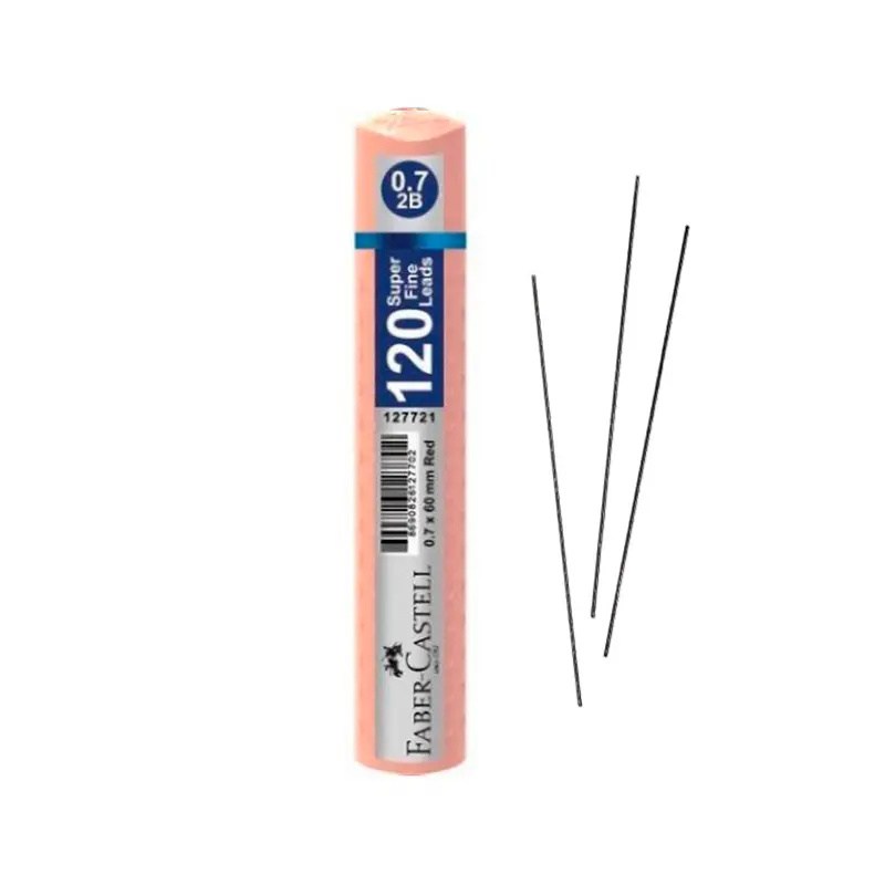 Faber Castell Grip Soft 0.7 mm 2B Min Uç 120’li Mercan