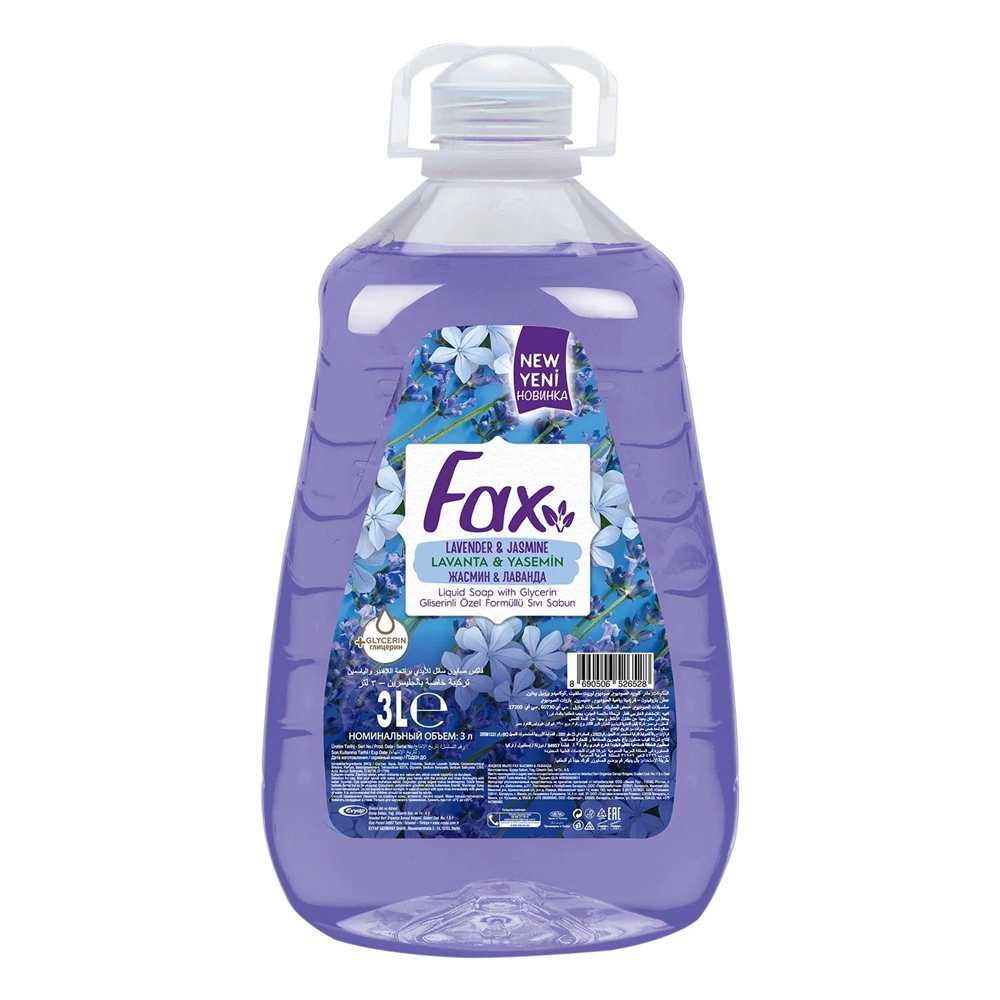Fax 3 Lt Sıvı Sabun Yasemin & Lavanta