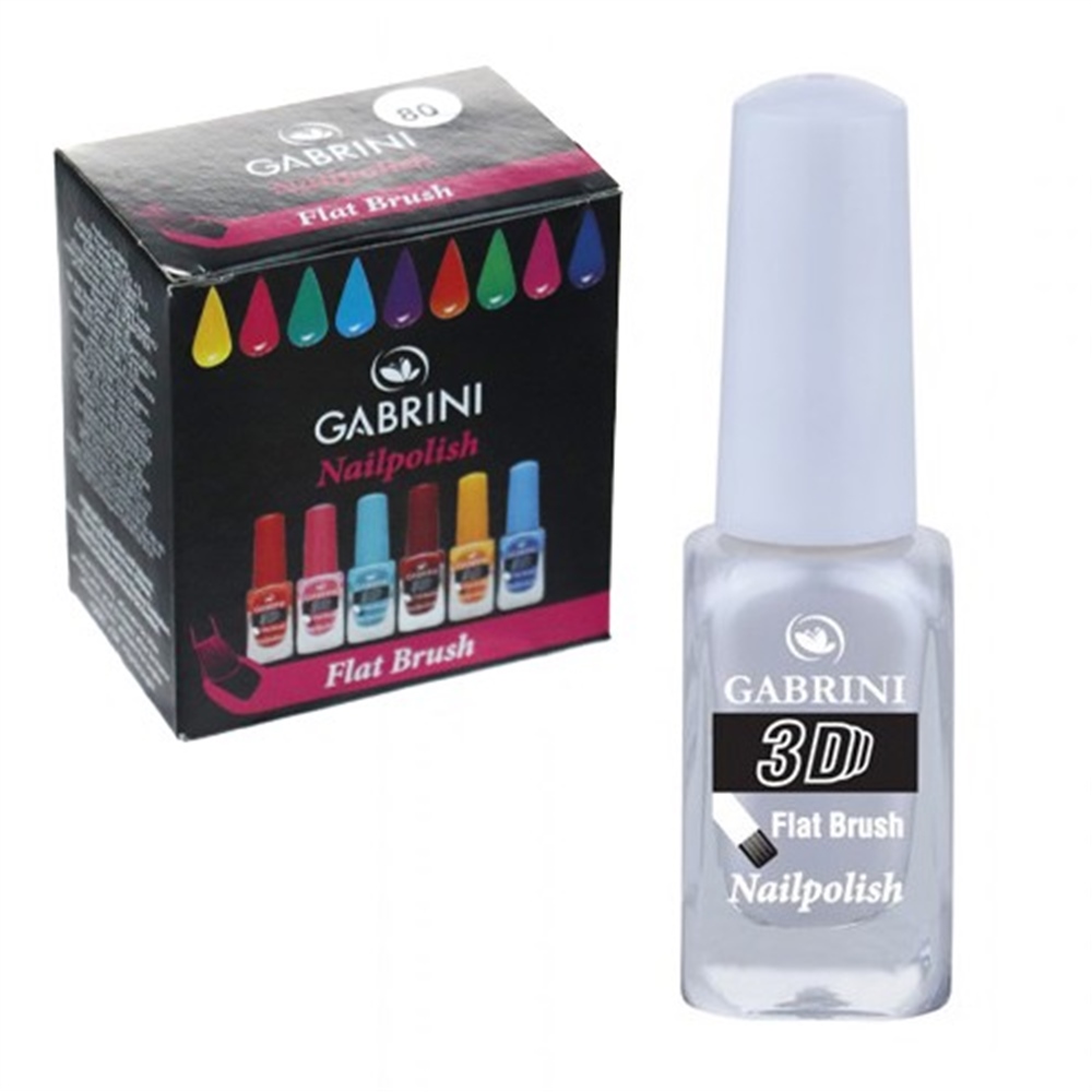 Gabrini 3d Oje No:01 Beyaz
