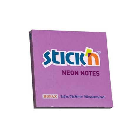 Gıpta Stıckn 76*76 Neon Mor 100 Yp Yapışkanlı Not Kağıt