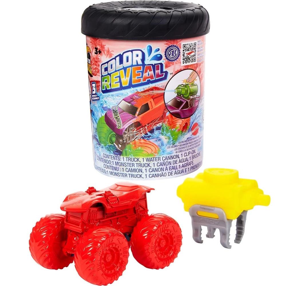Hot Wheels Monster Trucks Color Reveal Renk Değiştiren Araçlar 2li Paket Hjh53