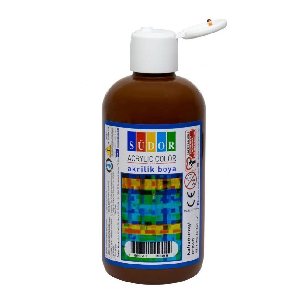 Kahverengi Akrilik Boya 250 Ml