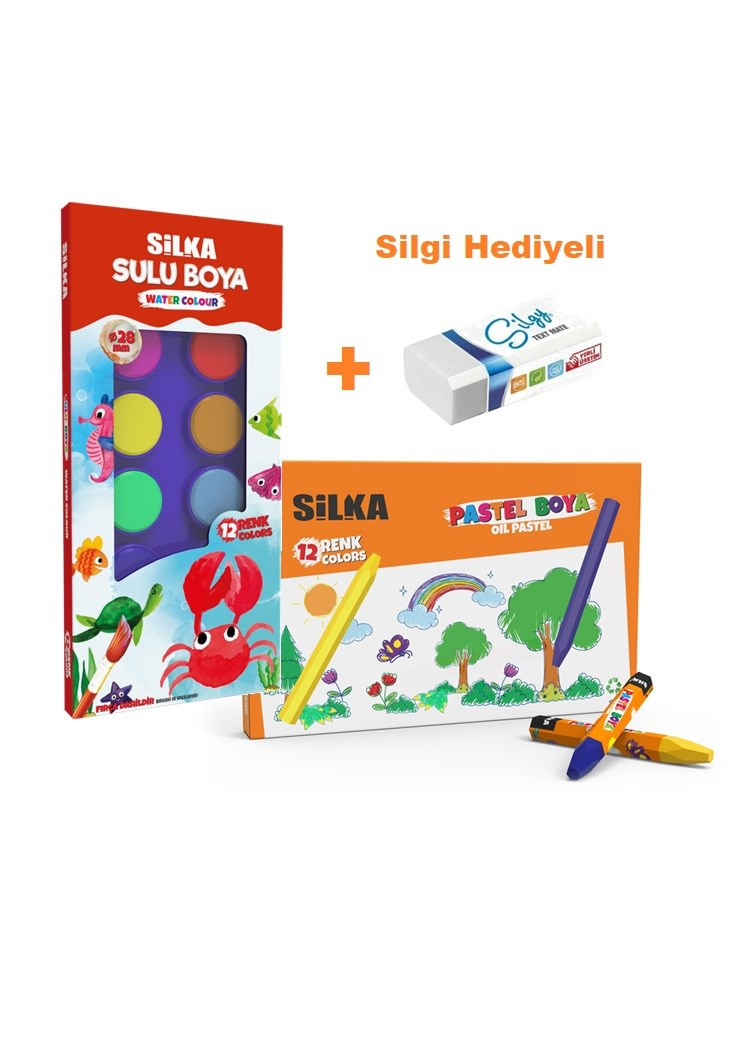 Kırtasiye Seti Suluboya - Pastel Boya Deti