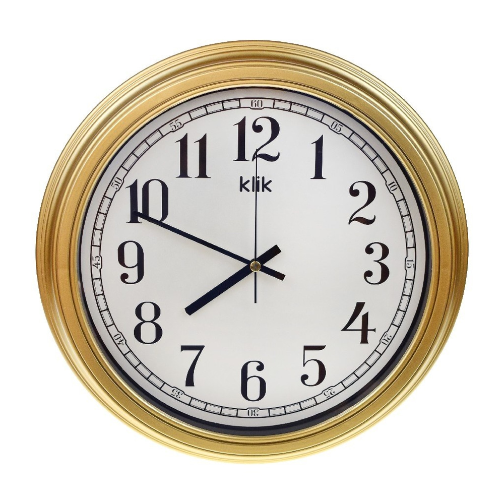 Klik Elıte Duvar Saati Gold