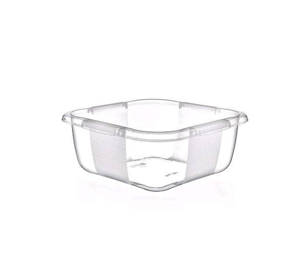 Polytime Kare Badya Bella Şeffaf 3 Litre No:1 E-164