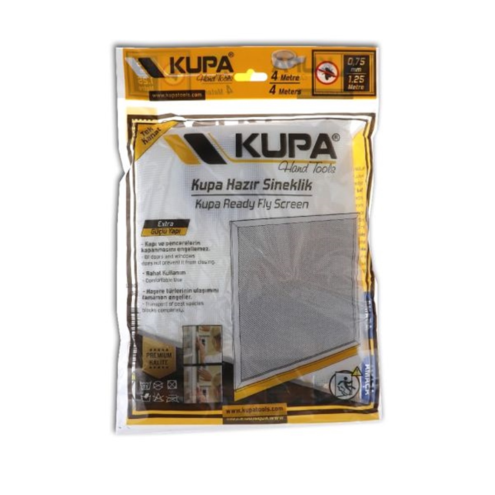 Kupa Hazır Sineklik Tek Kanat 0,75x125 Kup8250