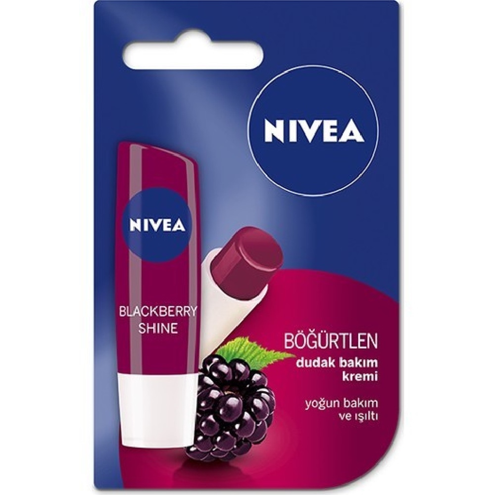 Nivea Dudak Koruyucu Fruıty Shine Böğürtlen