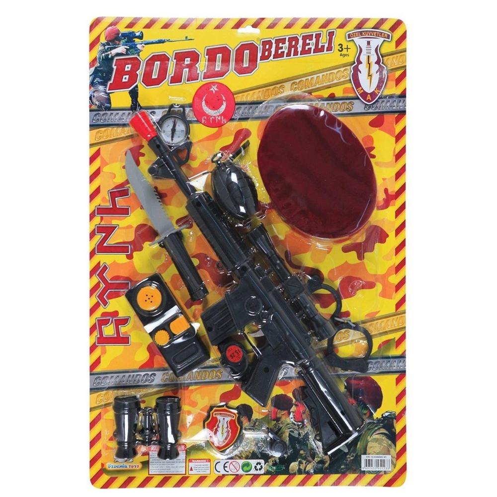 Oyuncak Bordo Bereli Set