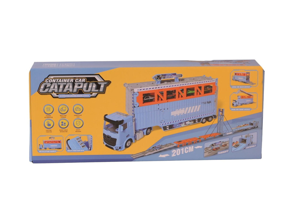 Oyuncak Konteynır Metal Araba Set 9909