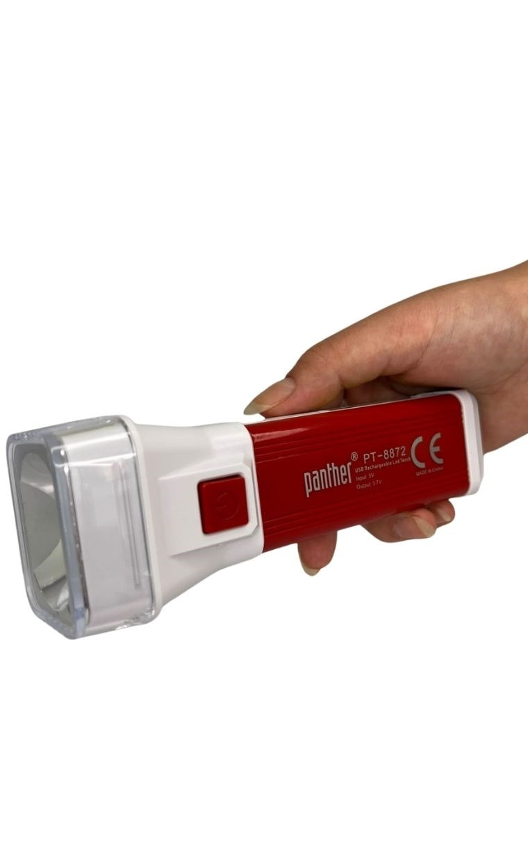 Panther Usb Şarjlı Solar El Feneri Pt-8872