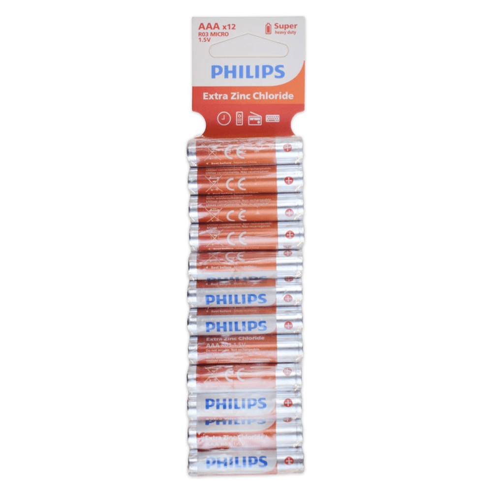 Philips 12 Li İnce Pil