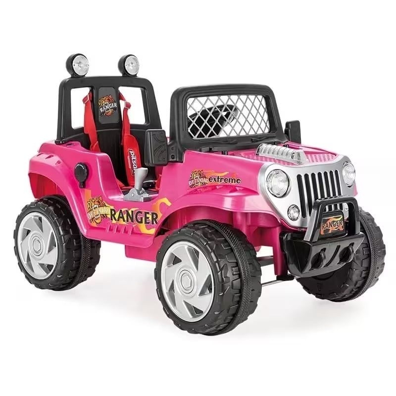 Pilsan Ranger 12V Uzaktan Kumandalı Akülü Araba Metalik Pembe 05-107