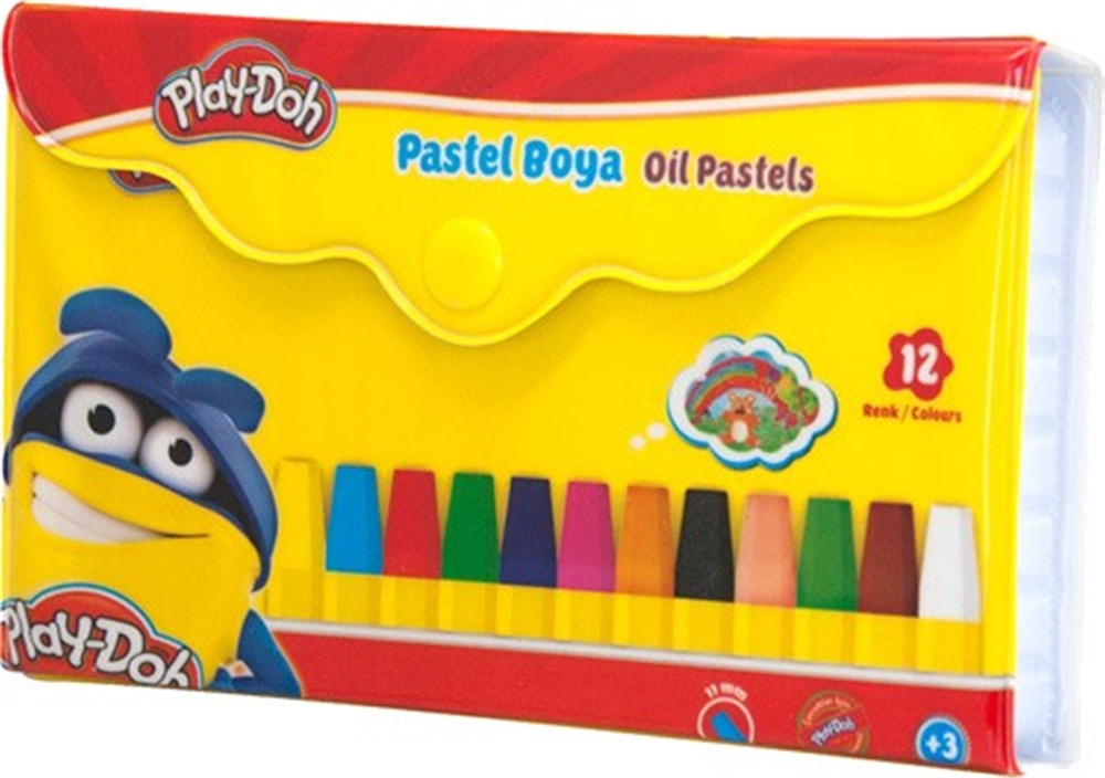 Play-Doh Pastel Boya Çantalı 12 Renk Pa005