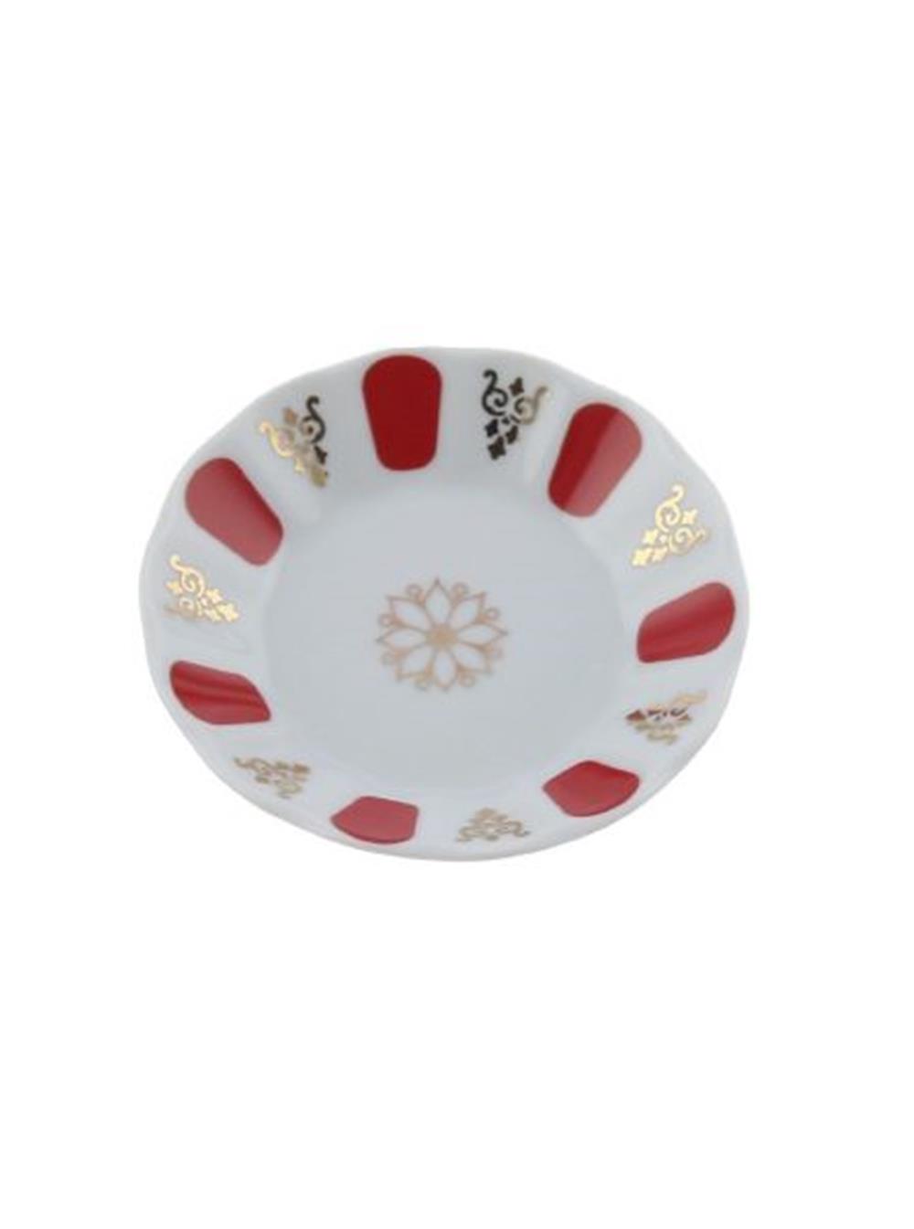 Porland Kırmızı Yaldız Çay Tabağı 11 Cm