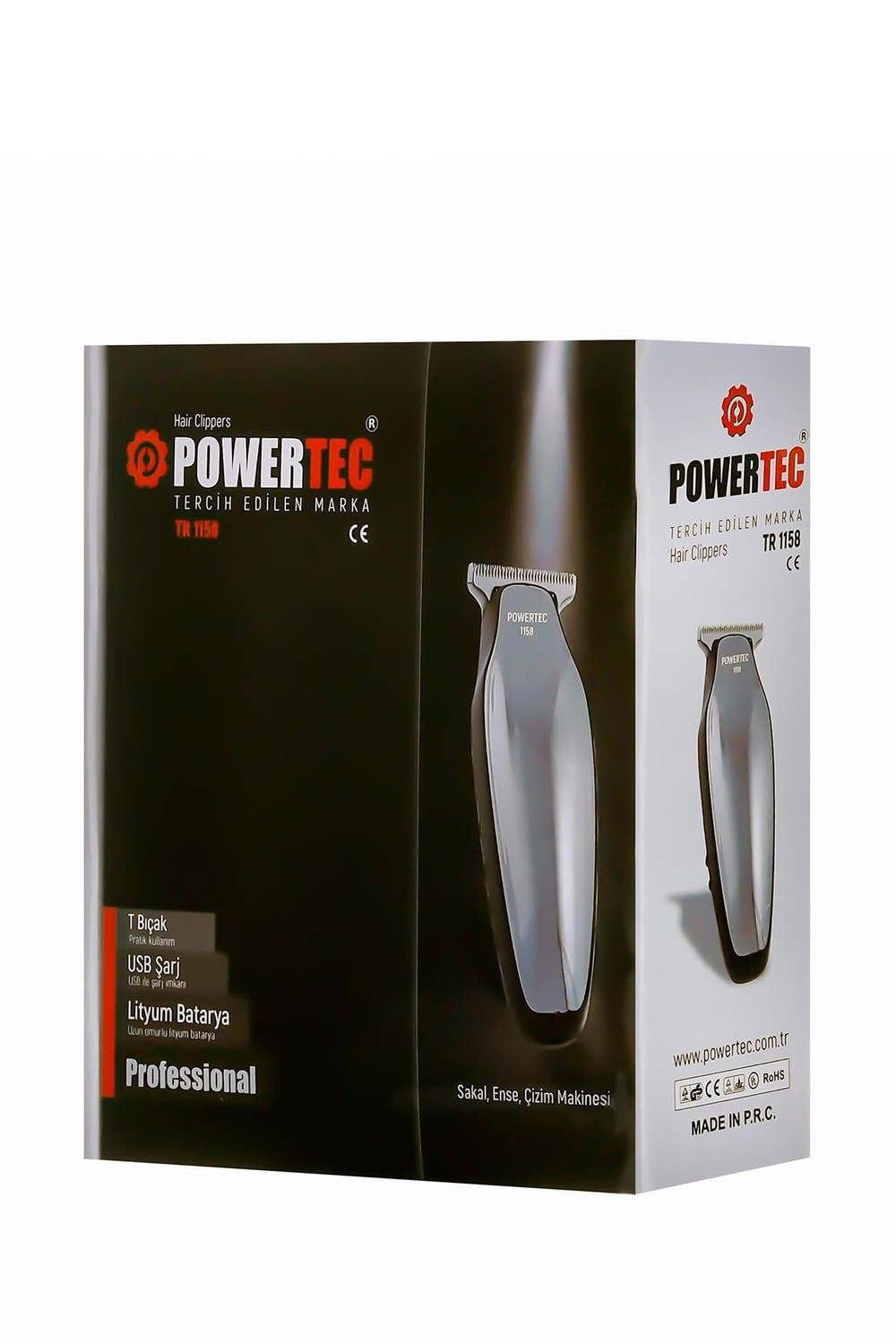 Powertec TR-1158 Şarjlı Saç ve Sakal Tıraş Makinesi